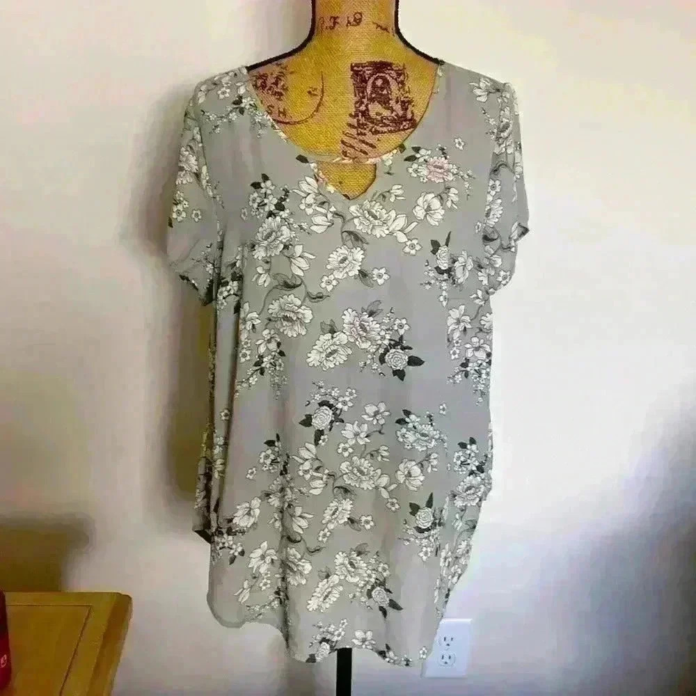 Womens dress floral top